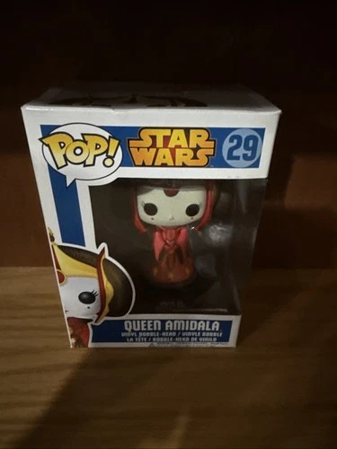 Funko Pop! Vinyl: Star Wars Padme Amidala (Queen) #29 Blue Box OG Authentic!!