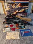 Vintage 1986 Hasbro GI Joe Cobra Night Raven S3P Complete w/ Box  & Strato-Viper