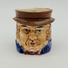 VTG Miniature Occupied JAPAN Hand Painted Colonist Toby Mug Cup MINT 