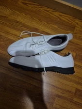 Mens 13 Medium Adidas Adiprene Golf Shoes Leather Spikes Z Traxion