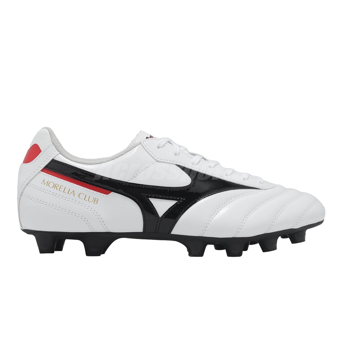 Mizuno Morelia II 2 Club White Black Red Men Soccer Spikes