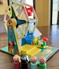 Vintage 1966 Fisher-Price Little People Ferris Wheel #969  VGC, Music plays