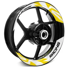 For Aprilia RSV4 /RR 10-21 20 Wheel Inner Rim Stickers 17 inch S09W Light Yellow