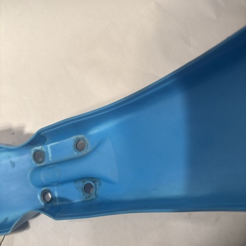 1976 Yamaha IT400 Front Fender IT400C IT 400 C Mud Guard Plastic Blue 76 OEM - Picture 16 of 21