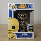 Funko Pop! Star Wars C-3PO #13 METALLIC 2015 SUMMER EXCLUSIVE NEW RARE VAULTED