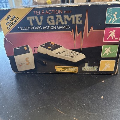 DMS TELE-Action Mini TV Game 1983 electronic action games Untested 