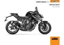 KTM Owners Manual Book Guide 2018 1290 Super Duke R US