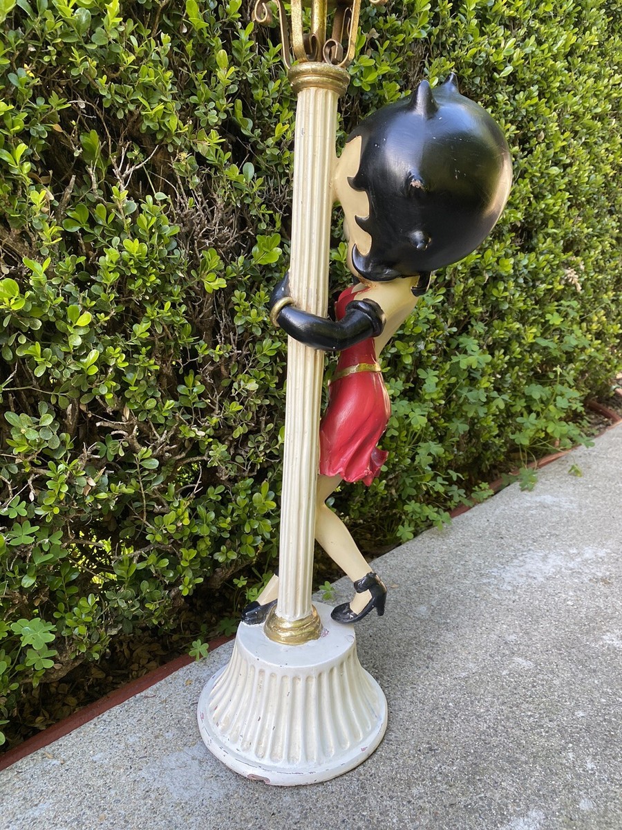 Vintage 33” Betty Boop Rare Large Statue Figurine/Candle Holder