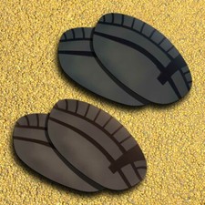 2 Pairs Polarized Lenses Replacement for-Costa Del Mar Brine-Black Copper Brown