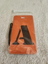 Inventive Travelware Orange Luggage Tag "  A  " box 331