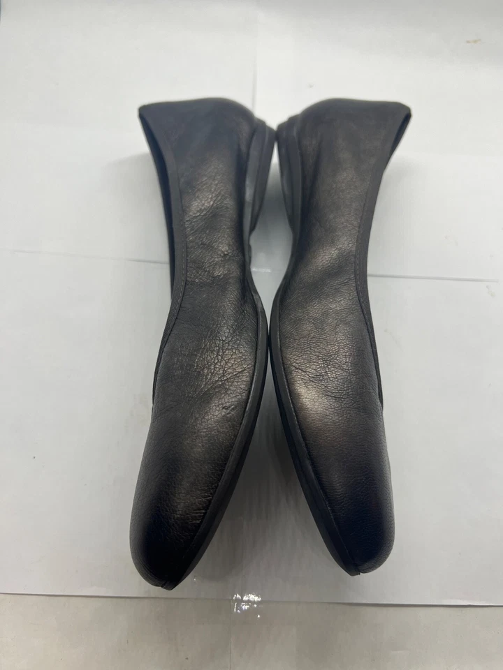 Zapatos planos de ballet vintage Sesto Meucci bronce cuero metálico para mujer talla US 9N Foto 3 de 4