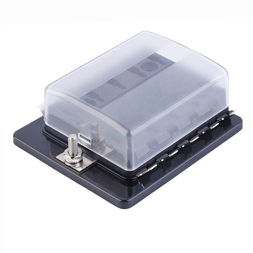 10Way Blade Fuse Holder Block Boat Fuse Box Holder with LED Indicator Fuse Block - Picture 7 of 13