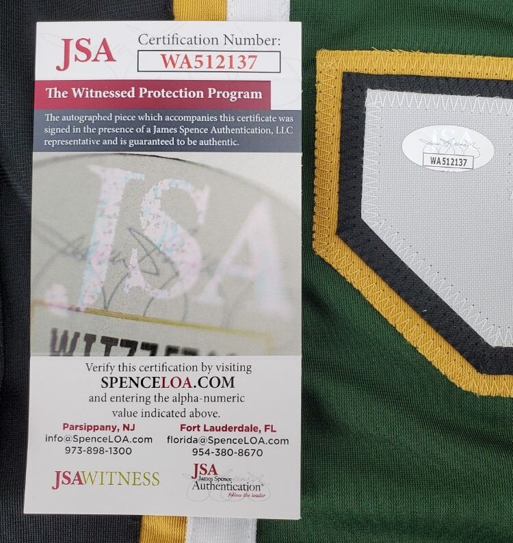 MARTY TURCO SIGNED CUSTOM PRO STYLE XL DALLAS STARS JERSEY, JSA COA #WA512137 - Picture 6 of 6