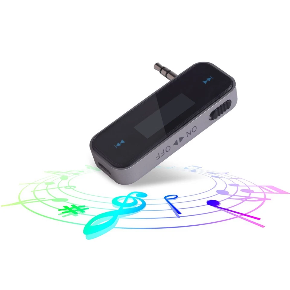Mini Drahtlos FM Transmitter Sender UKW Handy Wireless Auto AUX-Adapter mit I... - Bild 3 von 4