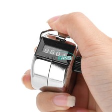 Mechanical Hand Tally Number Counter Click Clicker 0 9999 4Digit Counting Manual