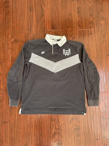 Vintage Nike Gray Tag Rugby Long Sleeve 