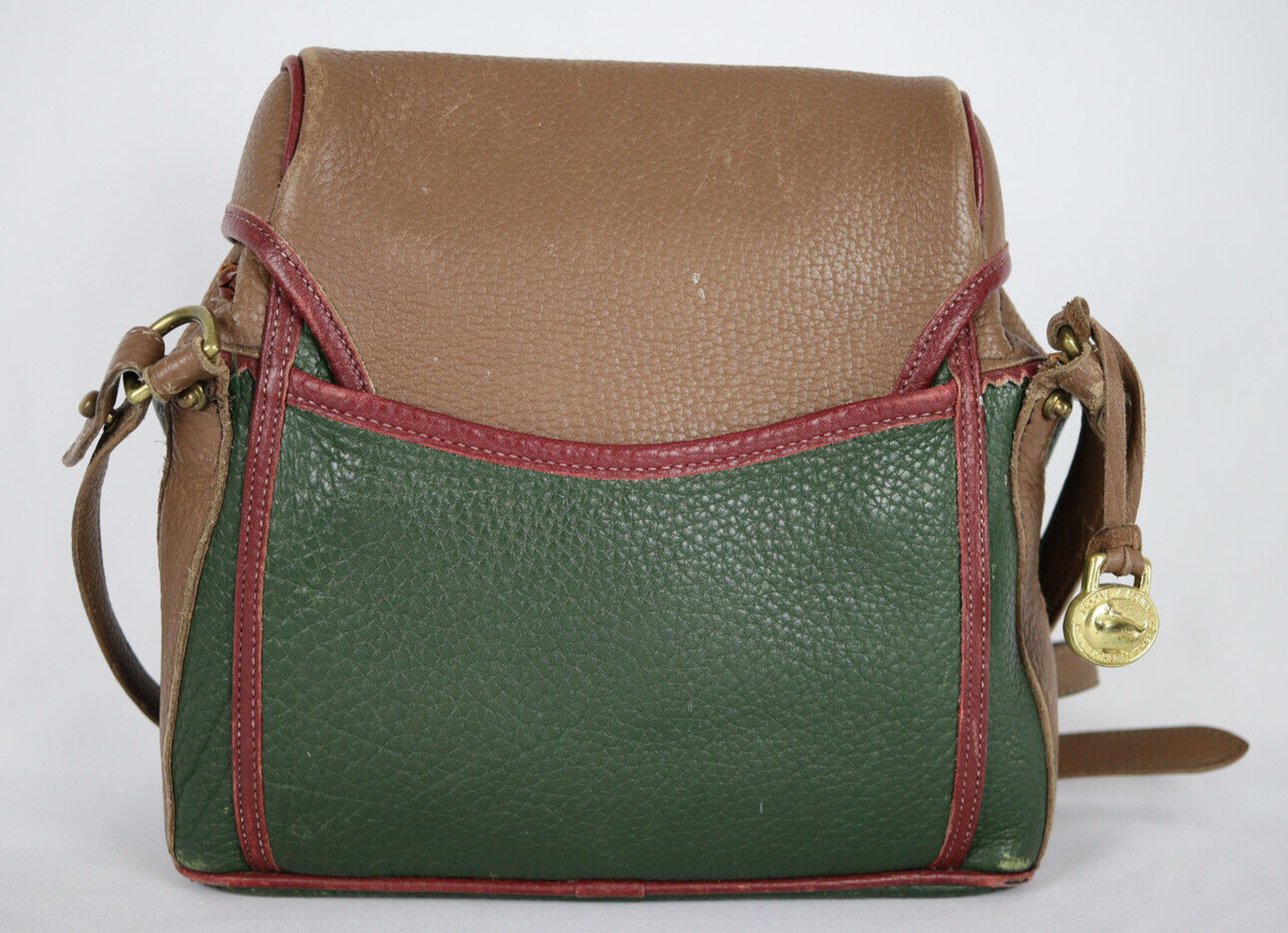 Dooney & Bourke Vintage Teton Leather Old West Trail Ride Saddle Bag. Dooney & Bourke Vintage Teton Crossbody AWL Leather Old West  main image 3