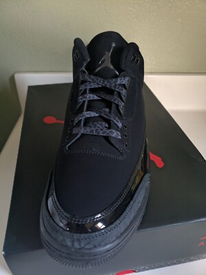 Size 10 ___ nike air jordan 3 retro black cat cement 3s 2025 iii