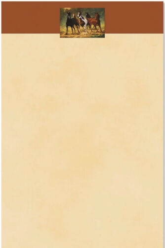 LEANIN TREE "Five Running Horses"~Pack 8 Notecards #35723~Colorful Blank Inside - Picture 2 of 3