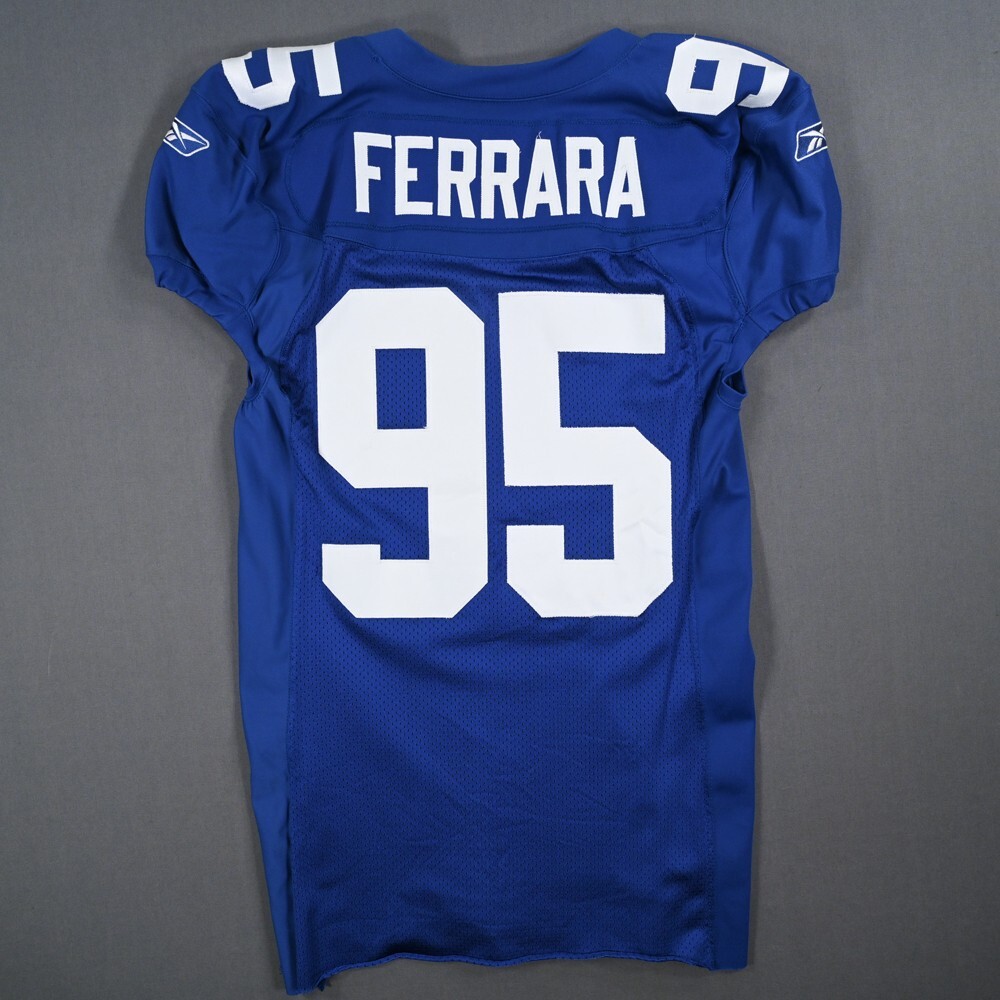 Frank Ferrara New York Giants Authentic Team Issued Game Jersey