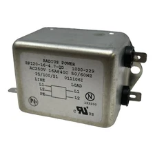 RADIUS POWER RP120-16-4.7-QD Power Line Filter 16A 300VAC/300VDC NOS UNUSED