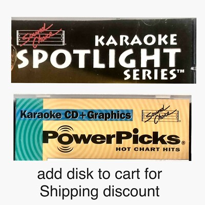 Sound Choice Karaoke CDG  Power Picks Star Series Spotlight Series CD+G 