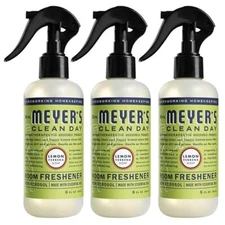 Mrs Meyer's Clean Day Lemon Verbena Air Freshener Spray Pack of 3 8 Fl Oz