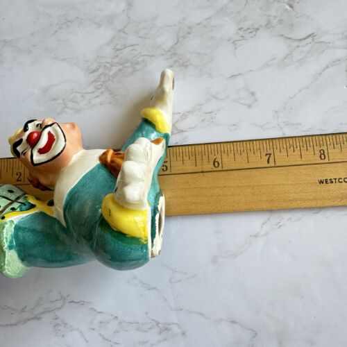 Vintage 1956 Yona Original Clown Figur Keramik süß gruselig Beine hoch - Bild 11 von 11