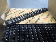 Lot of 65 Degson DG49-A-20P-13-08A (H) Black Terminal Blocks