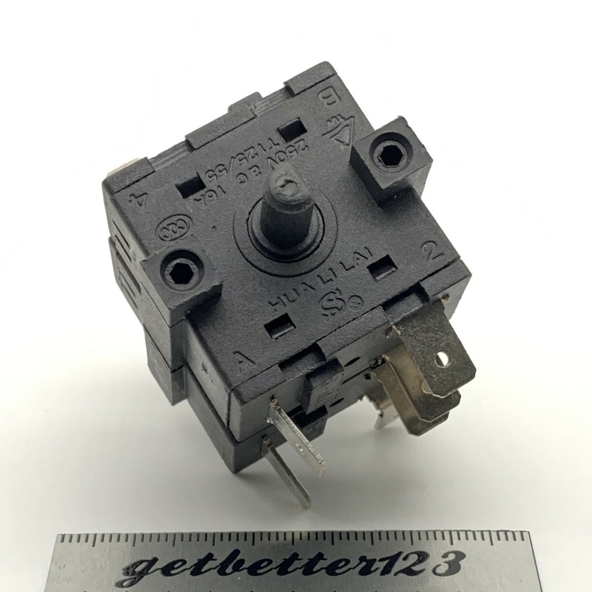 Rotary Switch 1PCS HUA LI LAI FZ31-9 16A T125/55 8 Pins 6 Positions ...