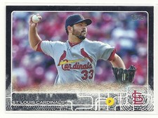Carlos Villanueva 2015 Topps Update BLACK Border Ser#d 07/64  Cardinals