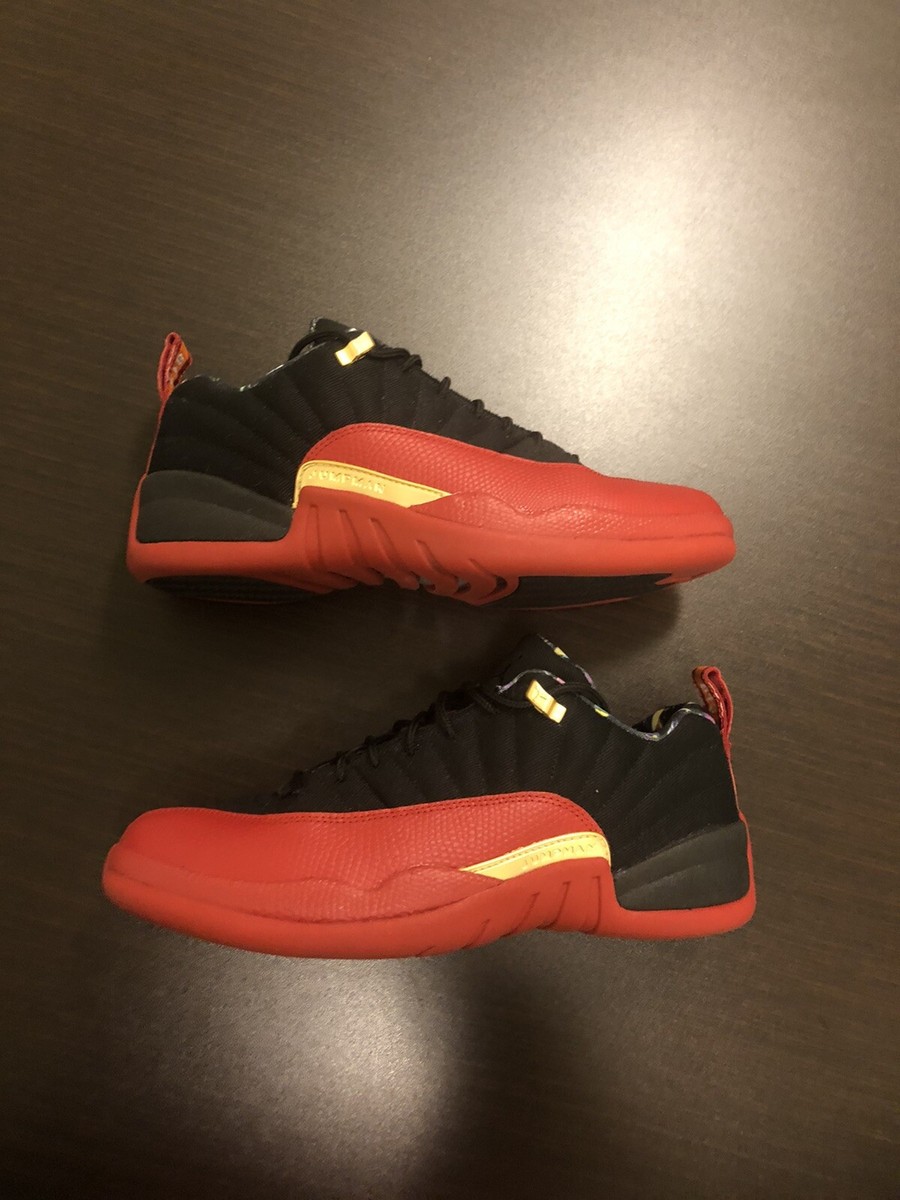 High Sneakers Red Black And Gold Jordan Nike Air Jordan 12 Low - Main Image