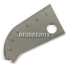 Dental Bite Gauge Curve Caliper Mouth Gag Opening Capacity Measuring Ruler