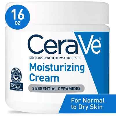 CeraVe Moisturizing Cream Face & Body Moisturizer 16 oz