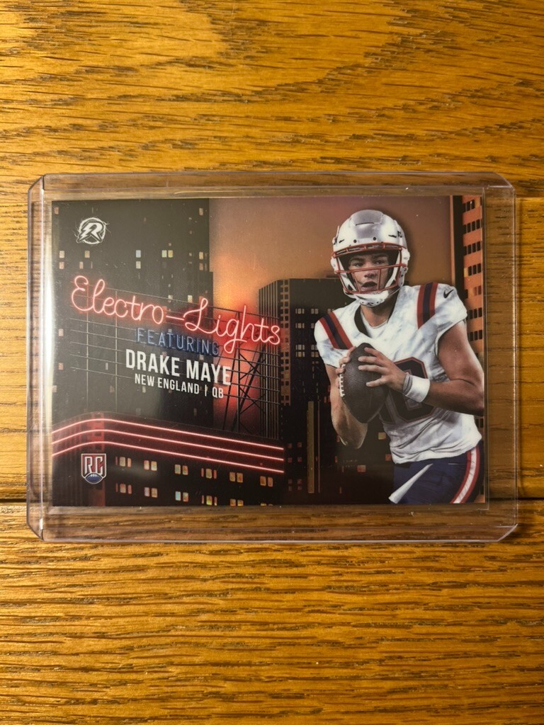 2024 Topps Resurgence Drake Maye Electro-Lights RC Rookie #EL-7 NE-Patriots SSP