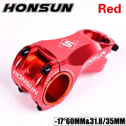HONSUN Bike Stem MTB Road Bike Ultralight Stem Aolly XC Handlebar Stem - Picture 15 of 17