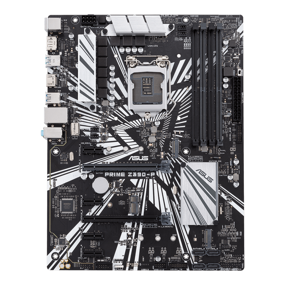 ASUS PRIME Z390-P Intel Z390 LGA1151 ATX ddr4 4266MHz Dual