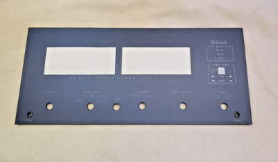 McIntosh MC2255 glass faceplate ORIGINAL with Headphone Washer | eBay
