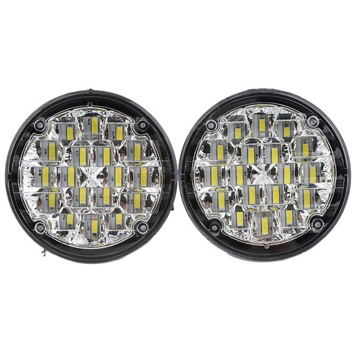 2X 12V 18LED Round Car Fog Lamp Driving DRL Daytime Running Bright White Li.h3 - Picture 6 of 11