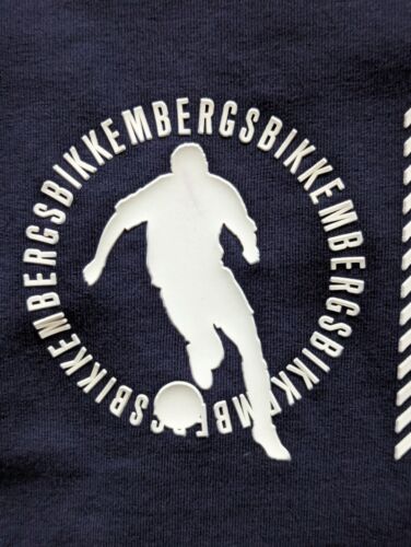 Bikkembergs Sport track top large print - navy - BNWT - men Large - Picture 10 of 14