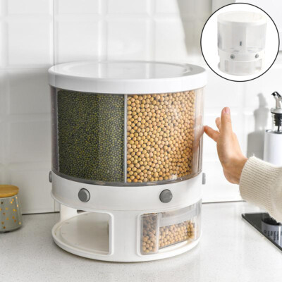 Rotierender Getreidespeicher Behälter Trockengut für Bohnen Müsli Snacks Zucker