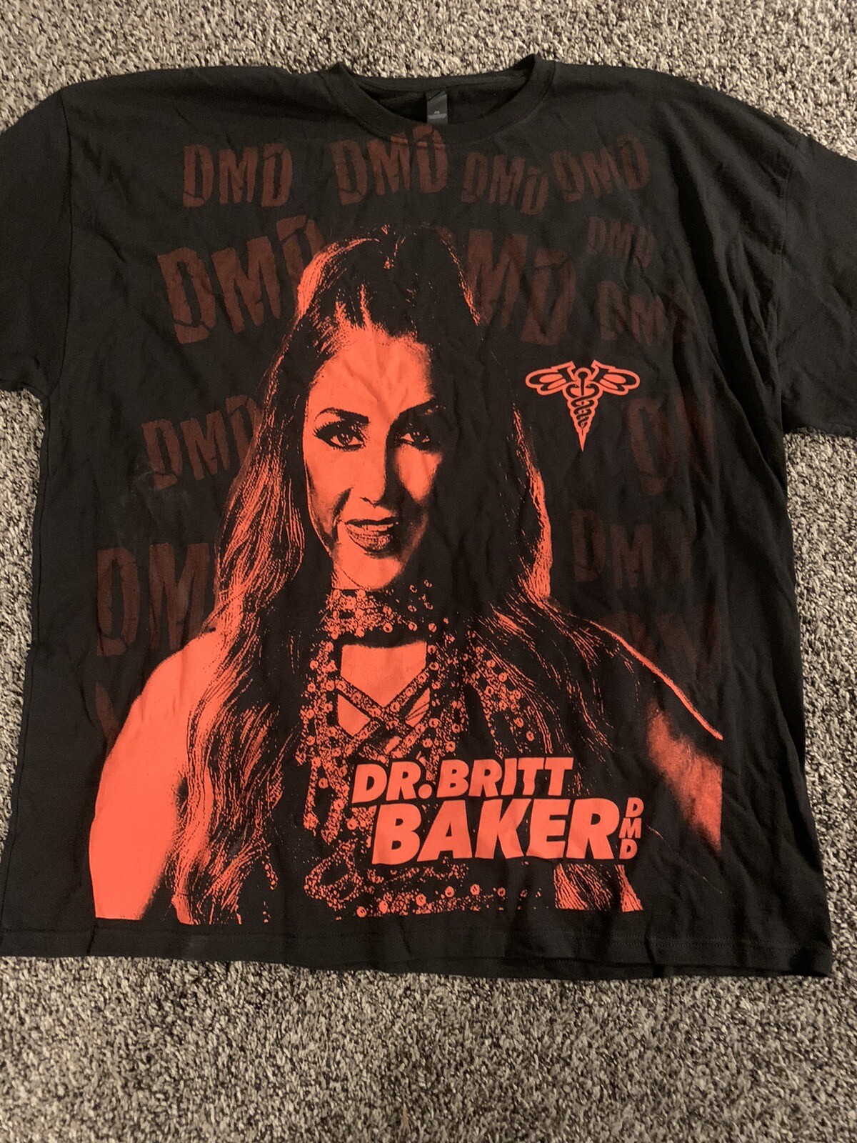 New Dr. Britt Baker DMD AEW Pro Wrestling Crate T-Shirt 4XL XXXXL AOP