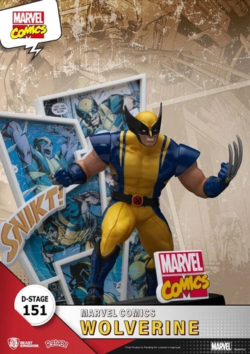 Marvel Wolverine D-Stage PVC Diorama statue 16 cm beast kingdom