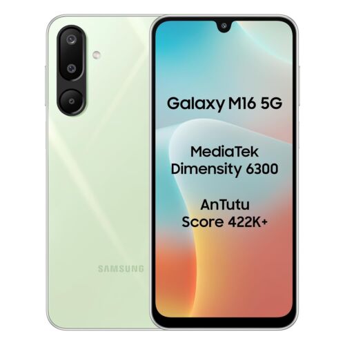Samsung Galaxy M16 5G (8 GB de RAM, 128 GB de almacenamiento) | MediaTek Dime...