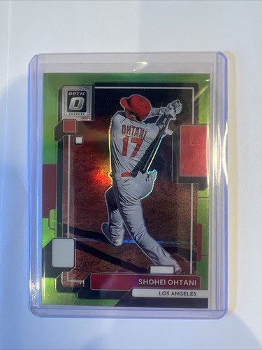 2022 Panini Donruss Optic Shohei Ohtani  #141 Lime Green SP Angels