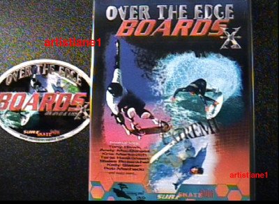 OVER THE EDGE BOARDS X DVD Tony Hawk Skateboard skate snowboarding surfing games