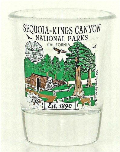 Sequoia-Kings Canyon California National Park Series Collection Shot Glass