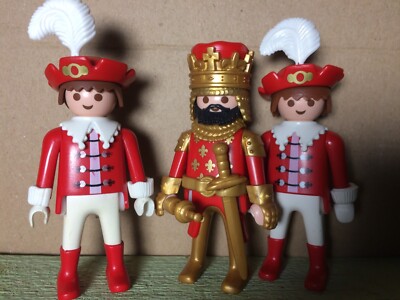 Playmobil 3857 Soldats Du Roi Avec Canon - 1996, NEUF Sous Blister
