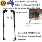 <!--F#f_0-->2 Bonnet Hood Lift Support Gas Struts for Mazda BT50 BT-50 UP UR XT GT XTR 12-18<!--F/-->