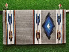 Western Show Horse Riding Handmade Saddle Pad Wool in 34 42